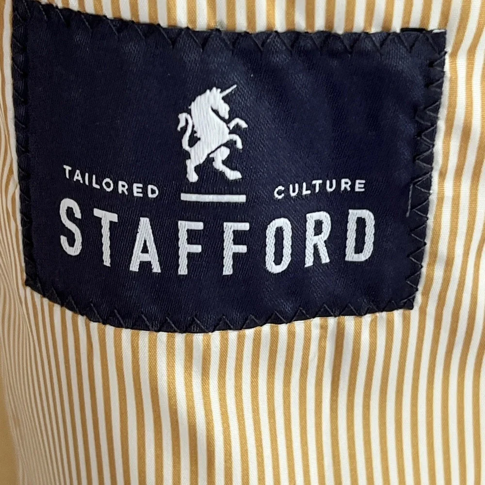 Stafford Tan Sport Coat Classic Fit Versatile Design☑️ - Picture 8 of 12